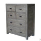 Rustic Classics Drawer Chest Whistler Reclaimed Wood 6 Drawer Chest in Grey