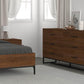 Rustic Classics Dresser Blackcomb Reclaimed Wood and Metal 6 Drawer Dresser in Coffee Bean