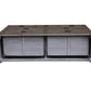Rustic Classics Dresser Whistler Reclaimed Wood 7 Drawer Dresser in Grey