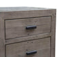 Rustic Classics Nightstand Whistler Reclaimed Wood 3 Drawer Nightstand in Grey