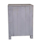 Rustic Classics Nightstand Whistler Reclaimed Wood 3 Drawer Nightstand in Grey