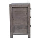 Rustic Classics Nightstand Whistler Reclaimed Wood 3 Drawer Nightstand in Grey