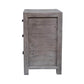 Rustic Classics Nightstand Whistler Reclaimed Wood 3 Drawer Nightstand in Grey